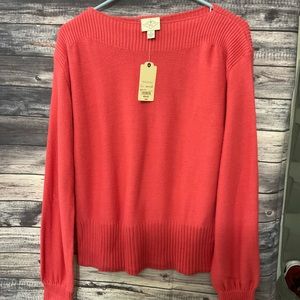 St. John’s Bay Slightly distressed sweater NEW Size Med.